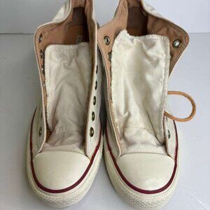 All star women converse size 8 color white